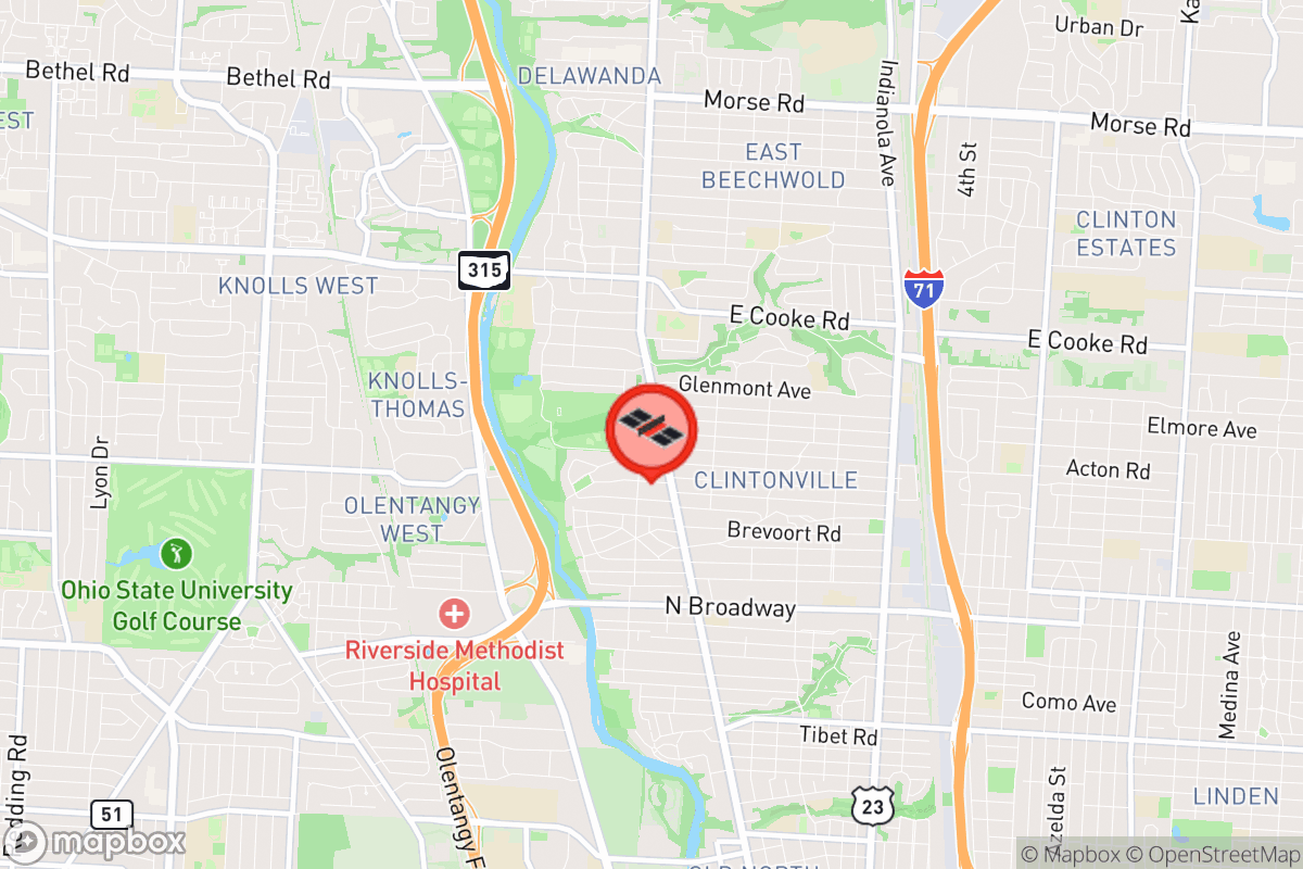 Static map screenshot of the place