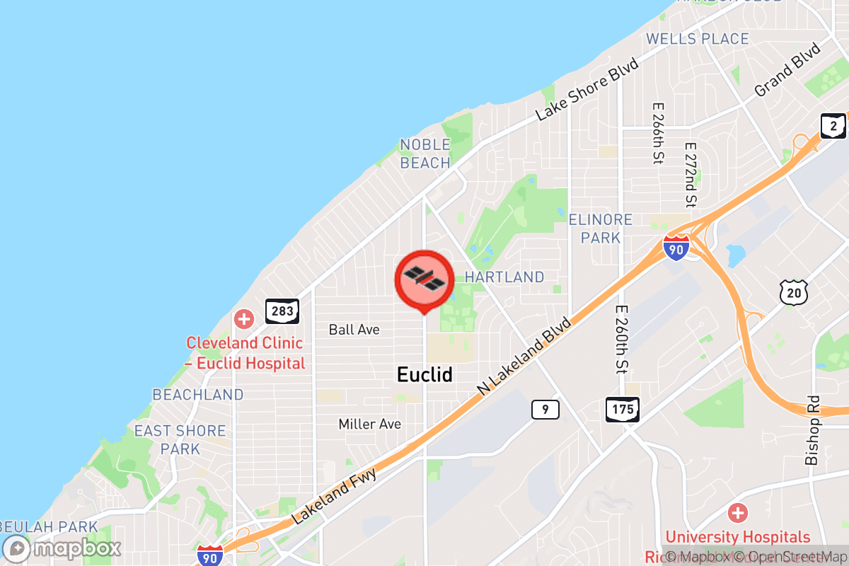 Static map screenshot of the place