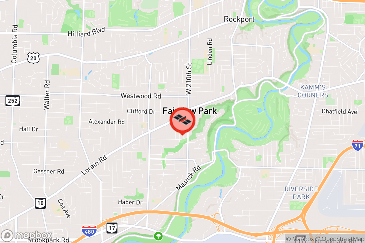 Static map screenshot of the place