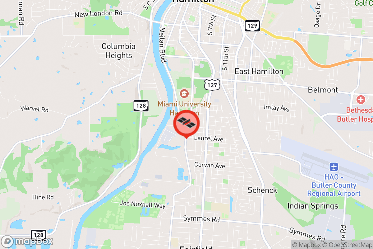 Static map screenshot of the place