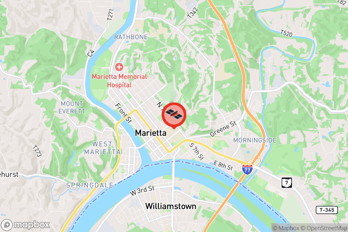 Static map screenshot of the place