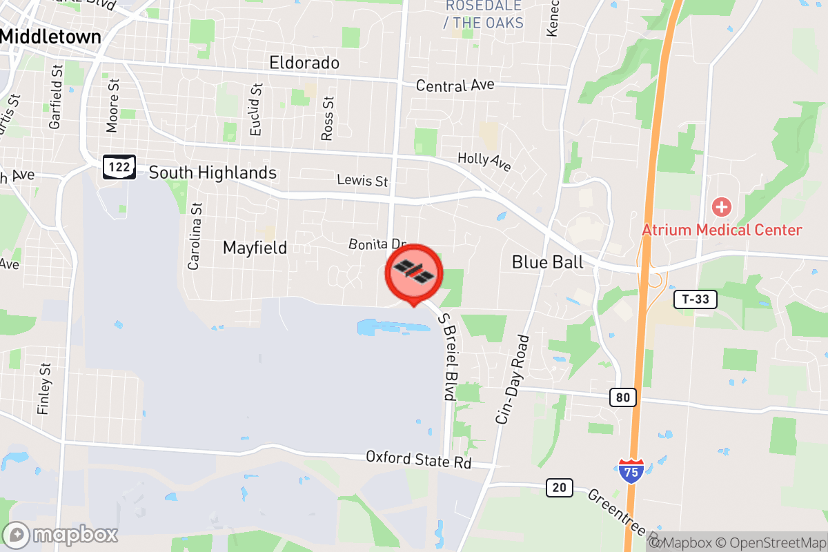 Static map screenshot of the place