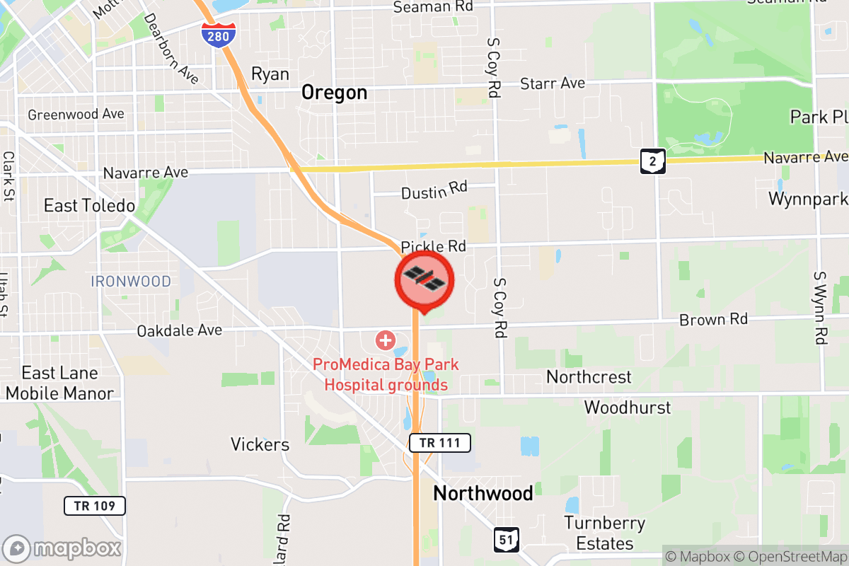 Static map screenshot of the place