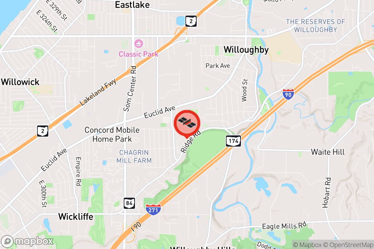 Static map screenshot of the place