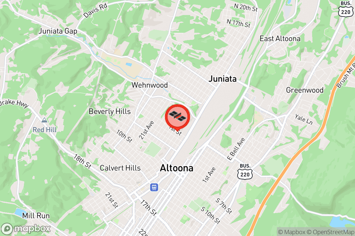 Static map screenshot of the place