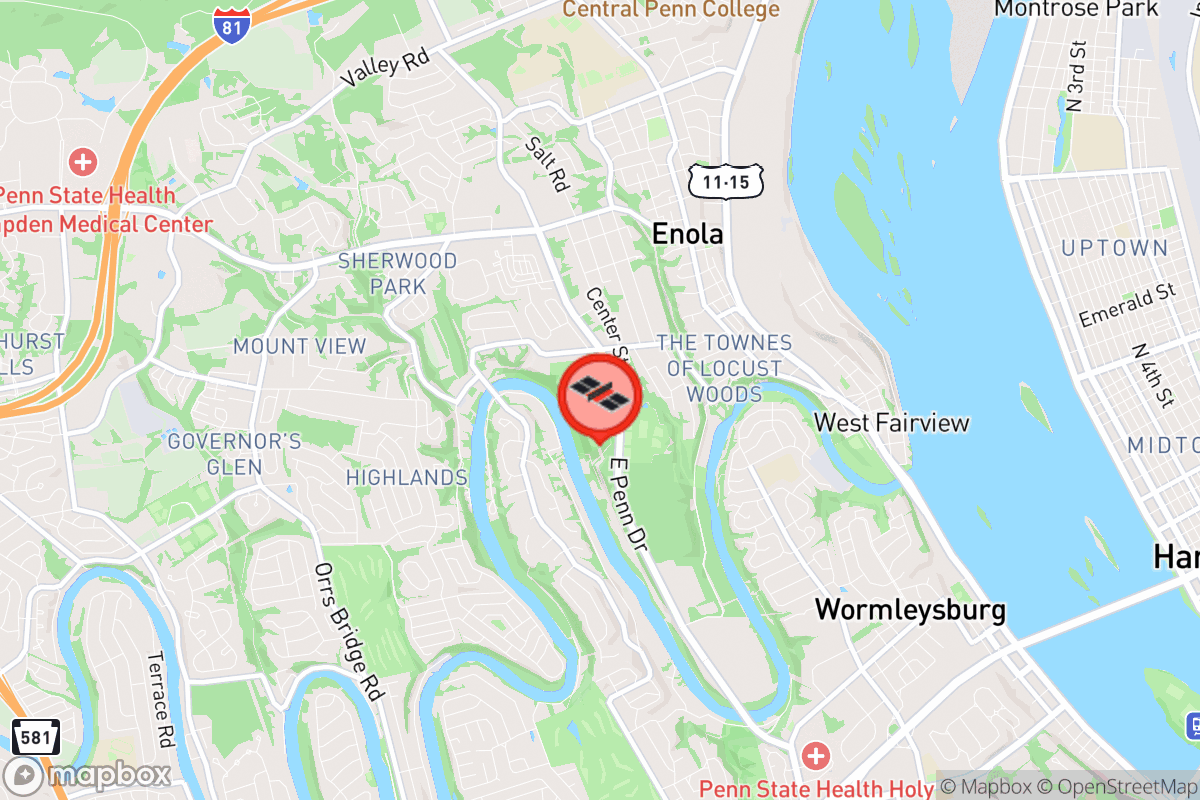 Static map screenshot of the place