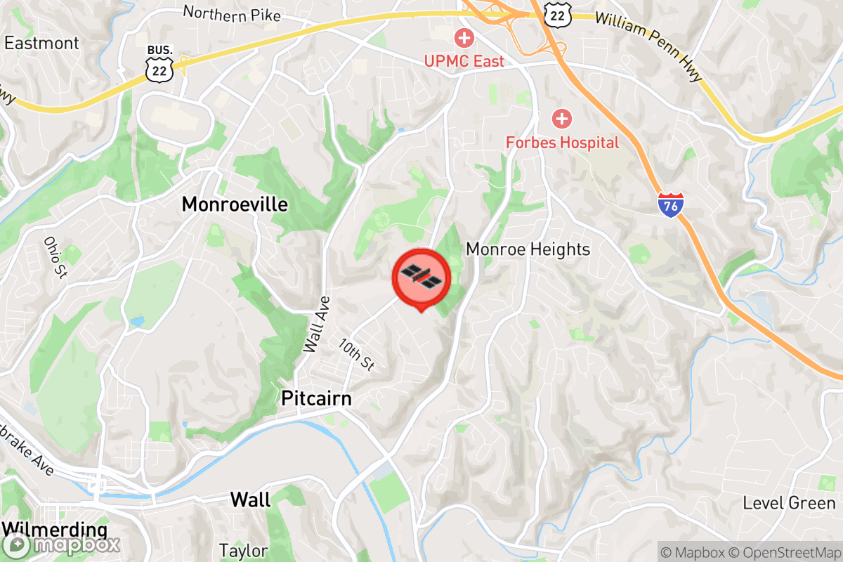 Static map screenshot of the place