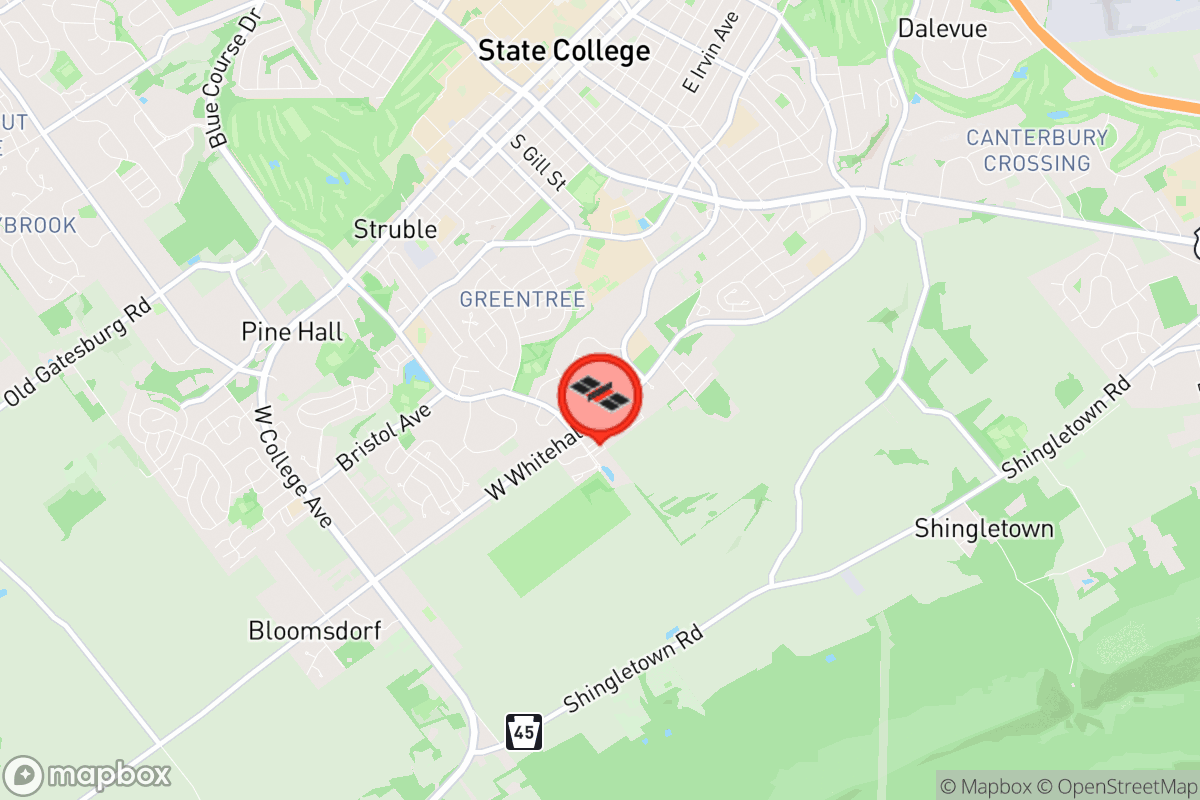 Static map screenshot of the place