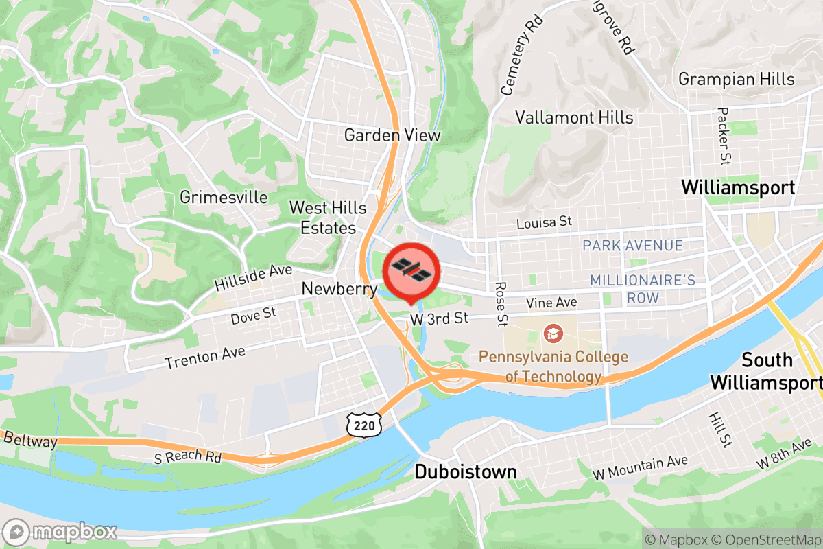 Static map screenshot of the place