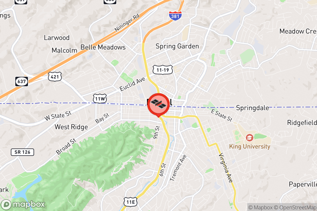 Static map screenshot of the place