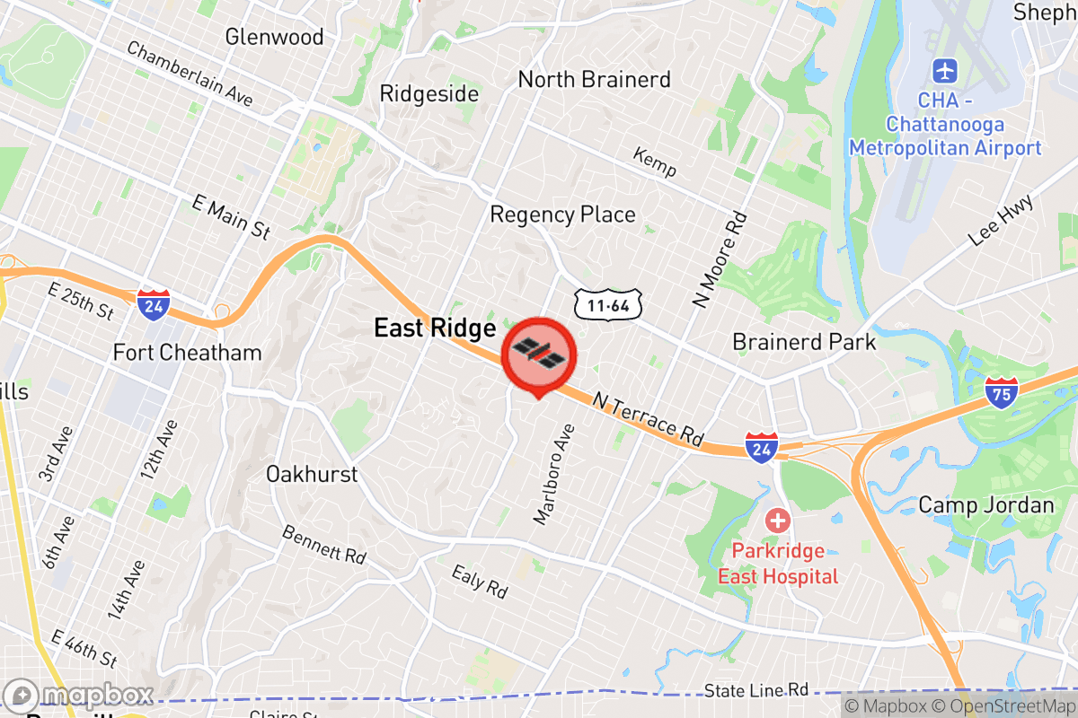 Static map screenshot of the place