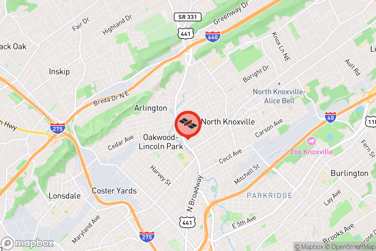 Static map screenshot of the place