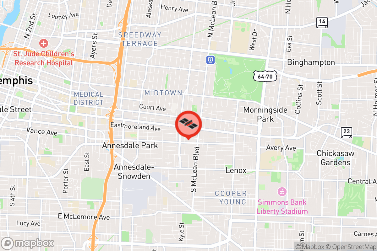 Static map screenshot of the place