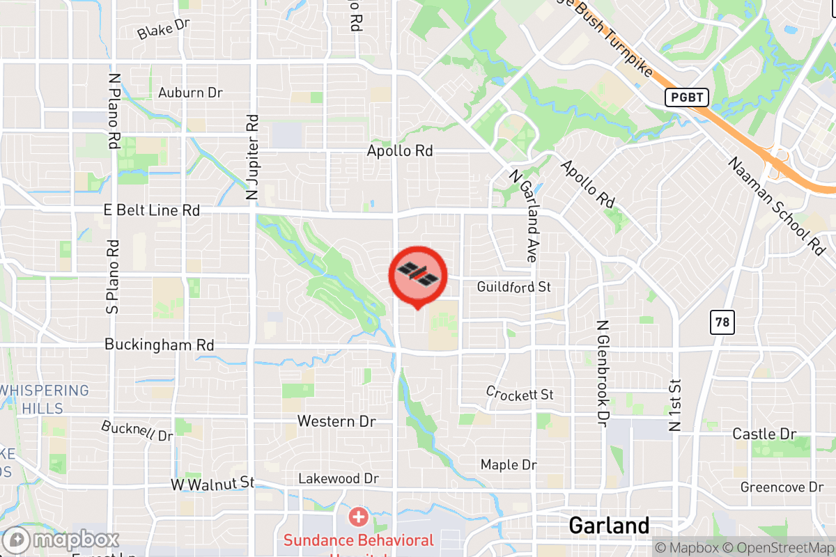 Static map screenshot of the place