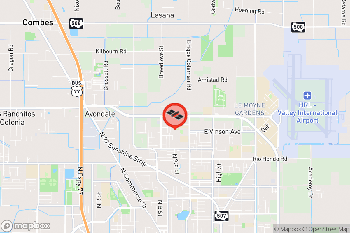 Static map screenshot of the place