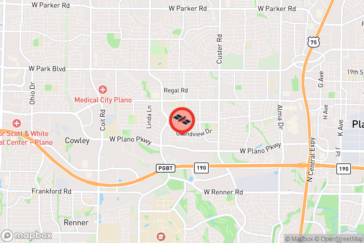 Static map screenshot of the place