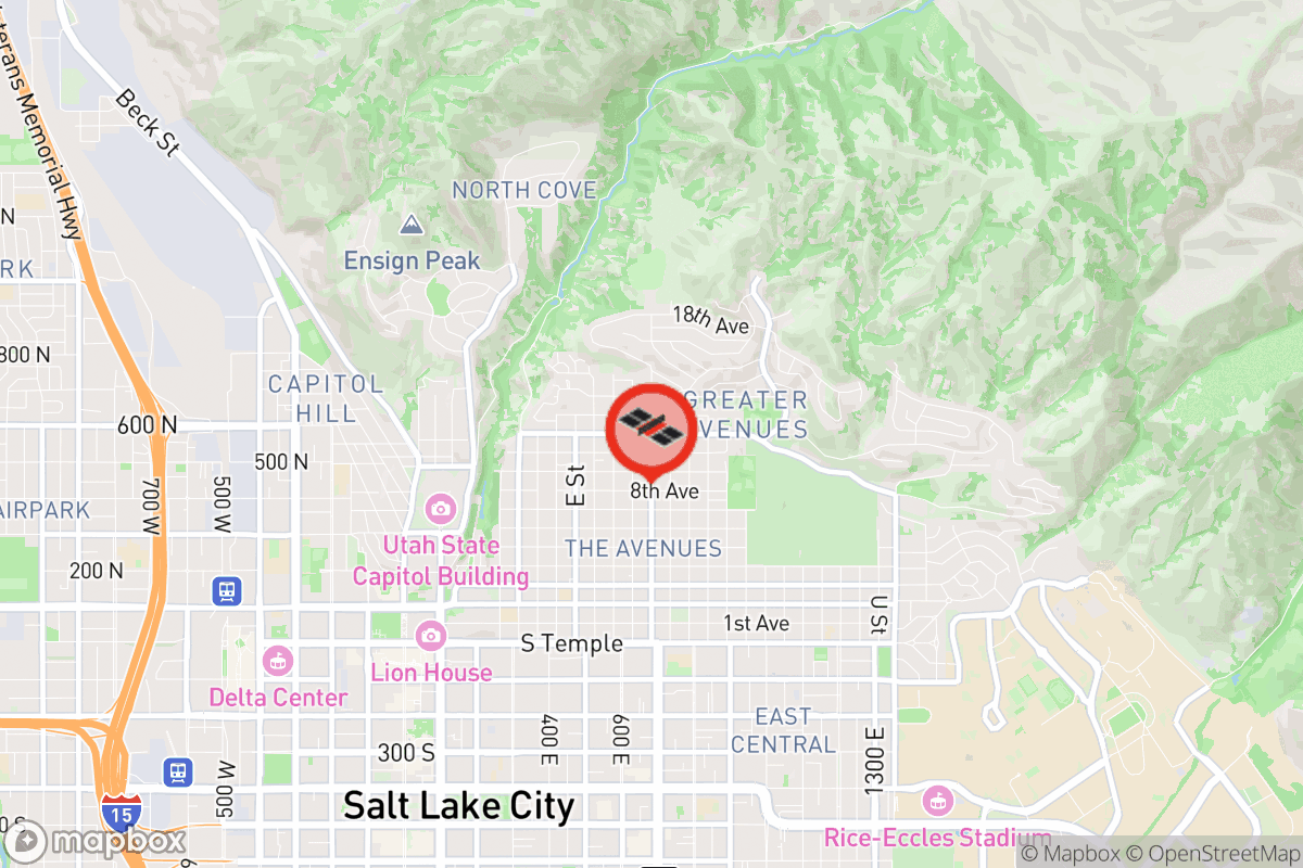 Static map screenshot of the place