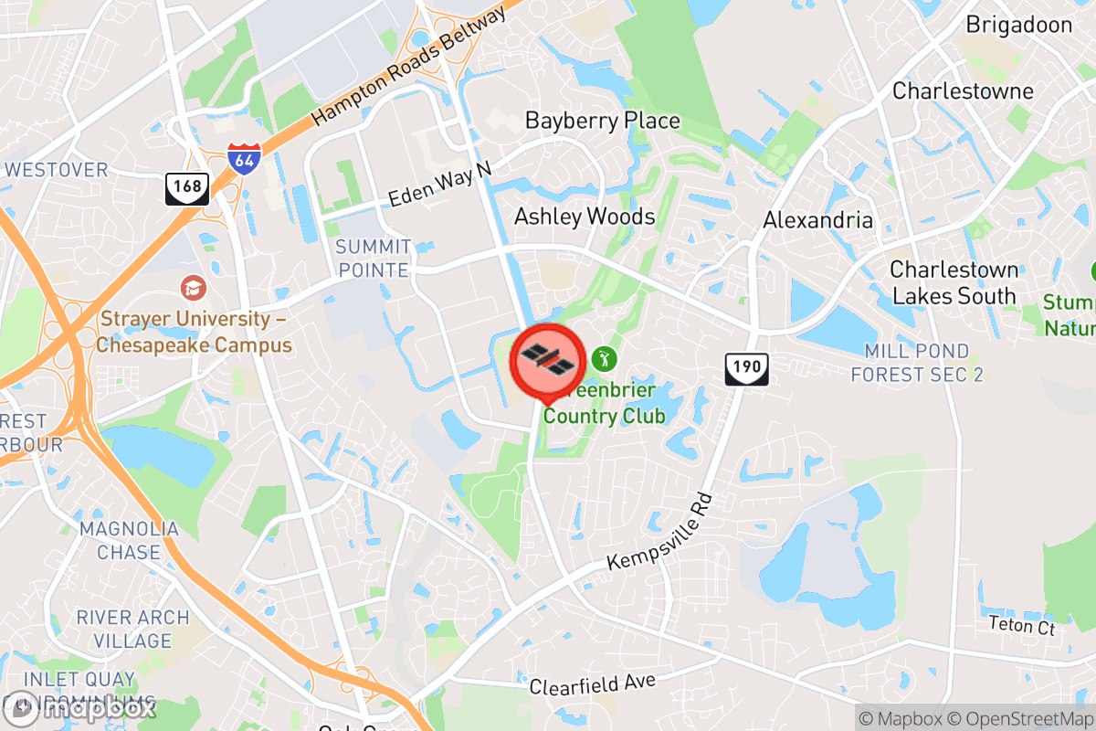 Static map screenshot of the place