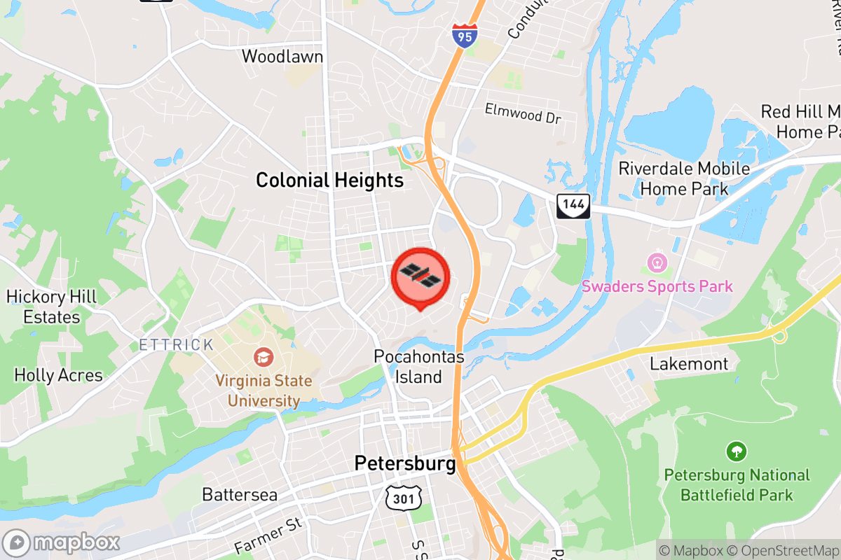 Static map screenshot of the place