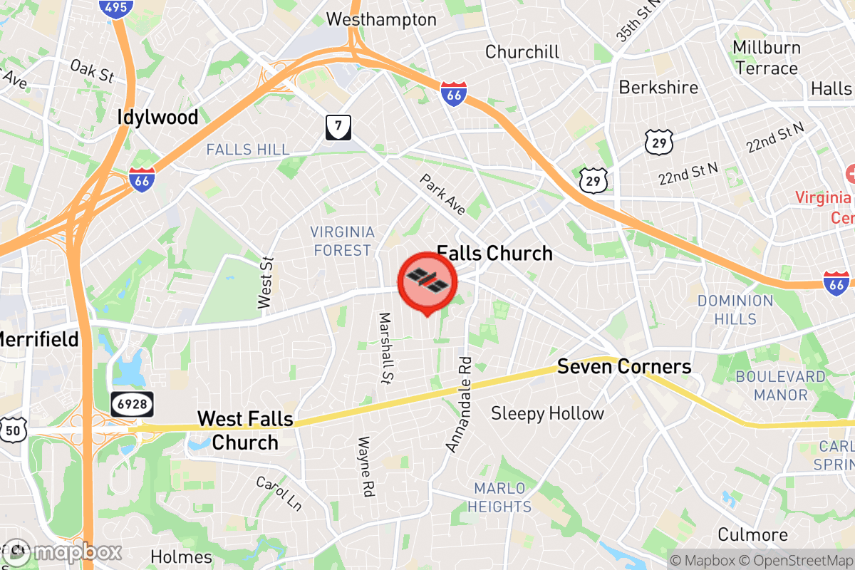 Static map screenshot of the place