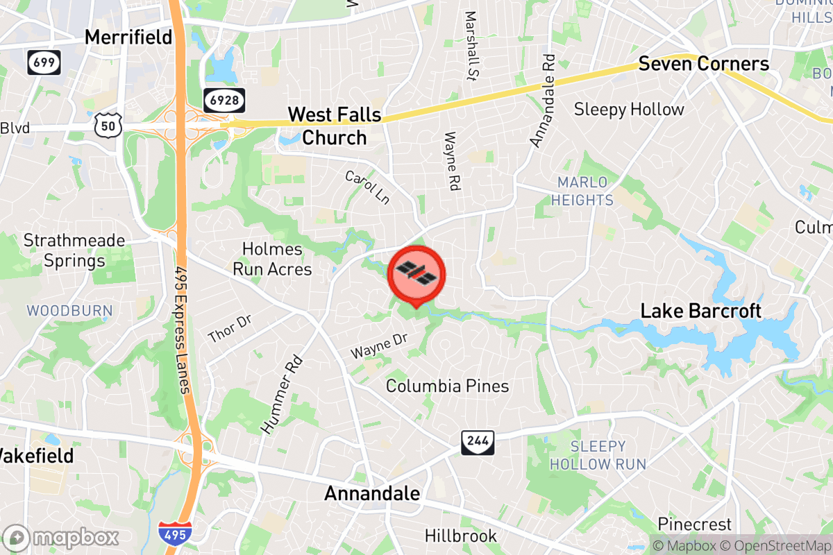 Static map screenshot of the place