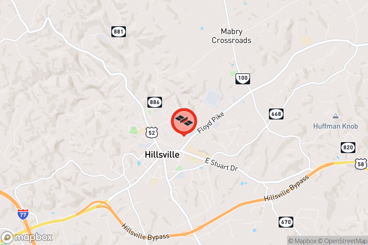 Static map screenshot of the place