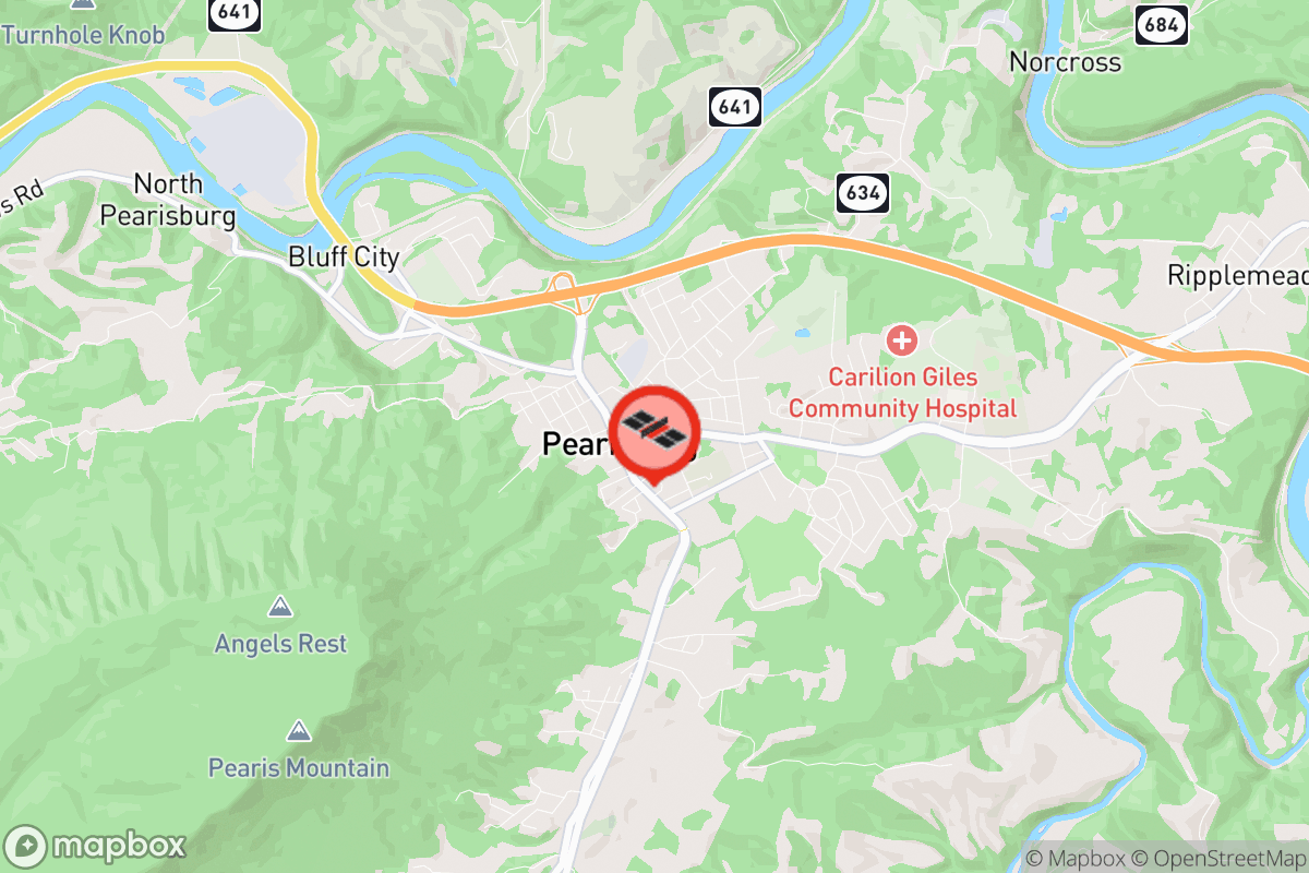 Static map screenshot of the place