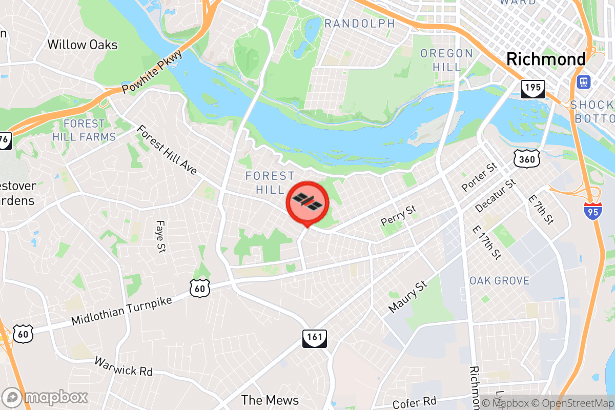 Static map screenshot of the place