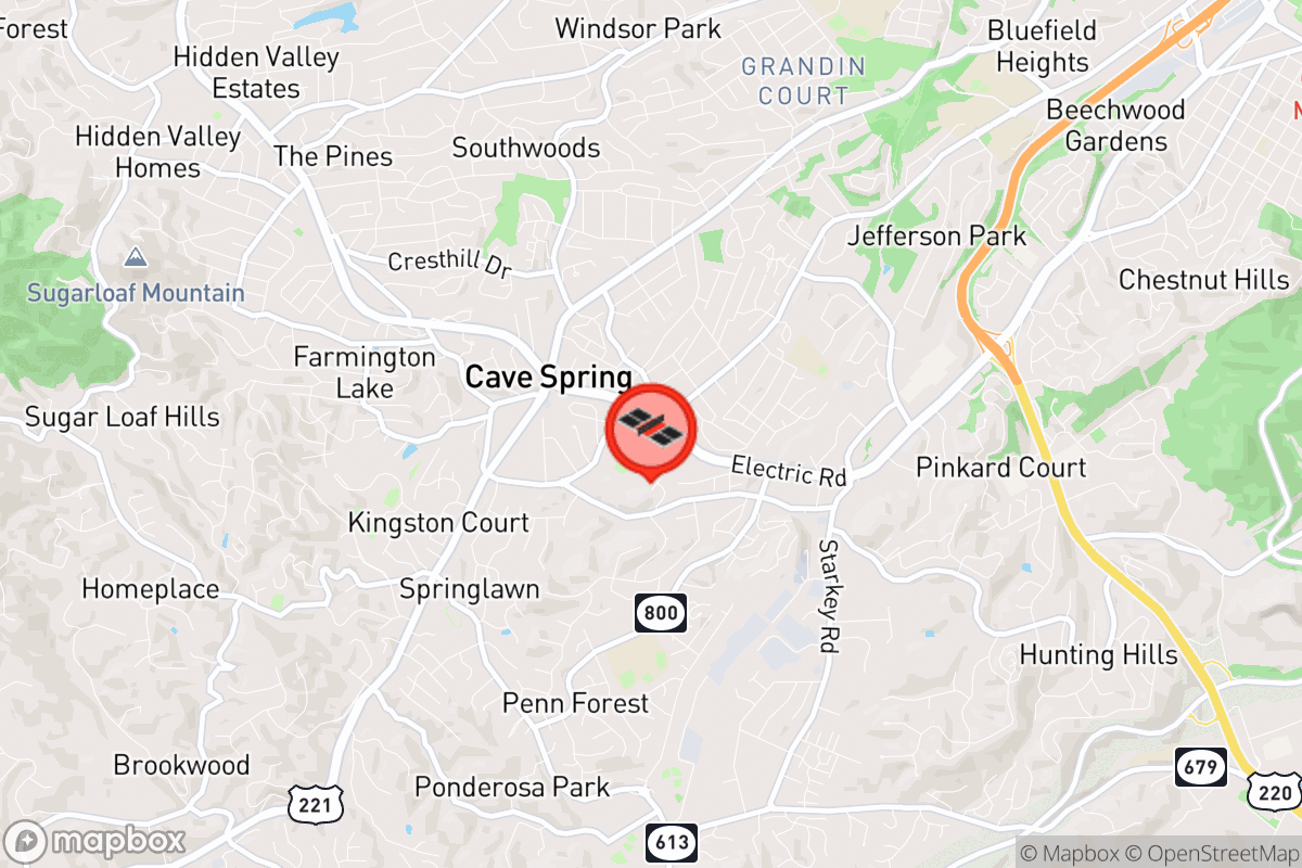 Static map screenshot of the place