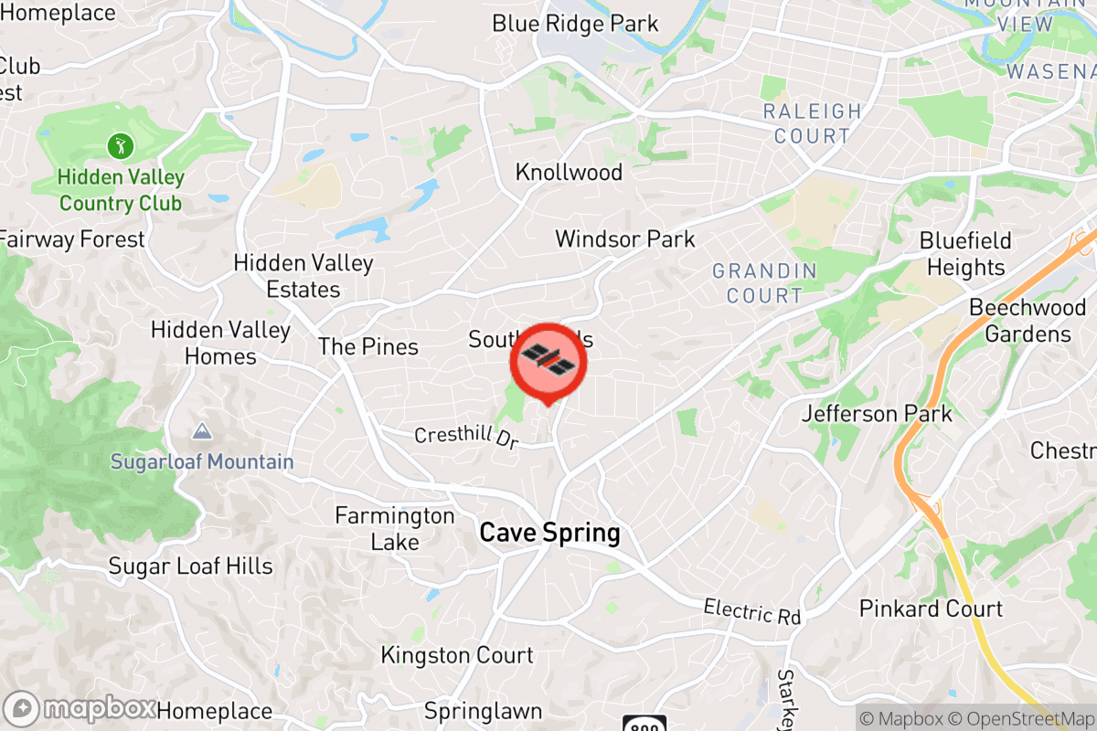 Static map screenshot of the place