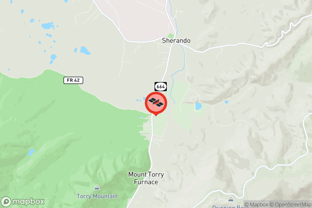 Static map screenshot of the place