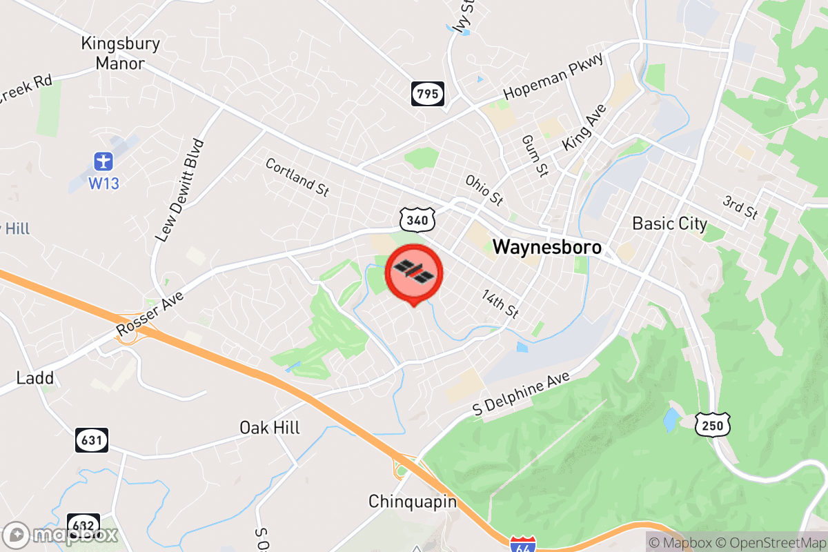 Static map screenshot of the place