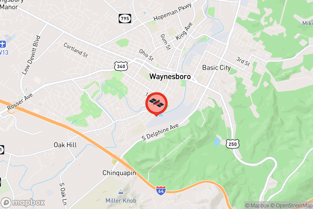 Static map screenshot of the place