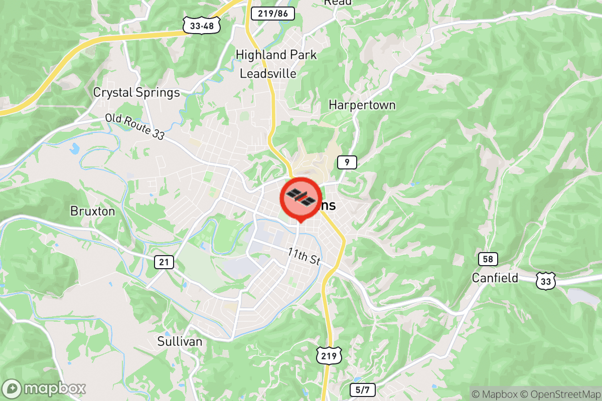 Static map screenshot of the place