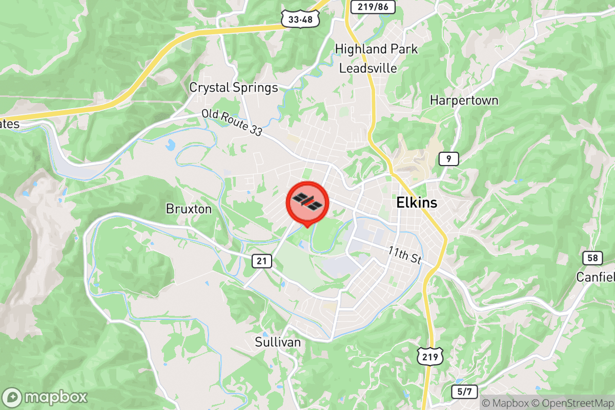 Static map screenshot of the place