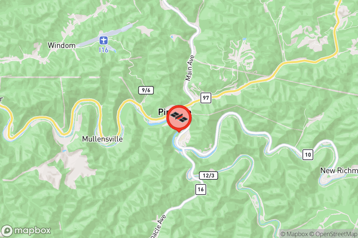 Static map screenshot of the place