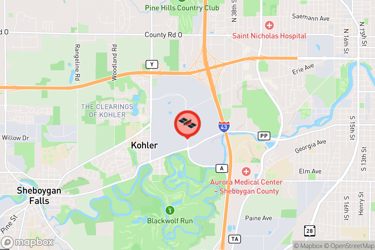 Static map screenshot of the place