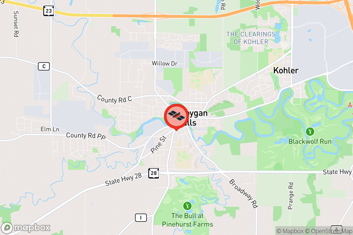 Static map screenshot of the place