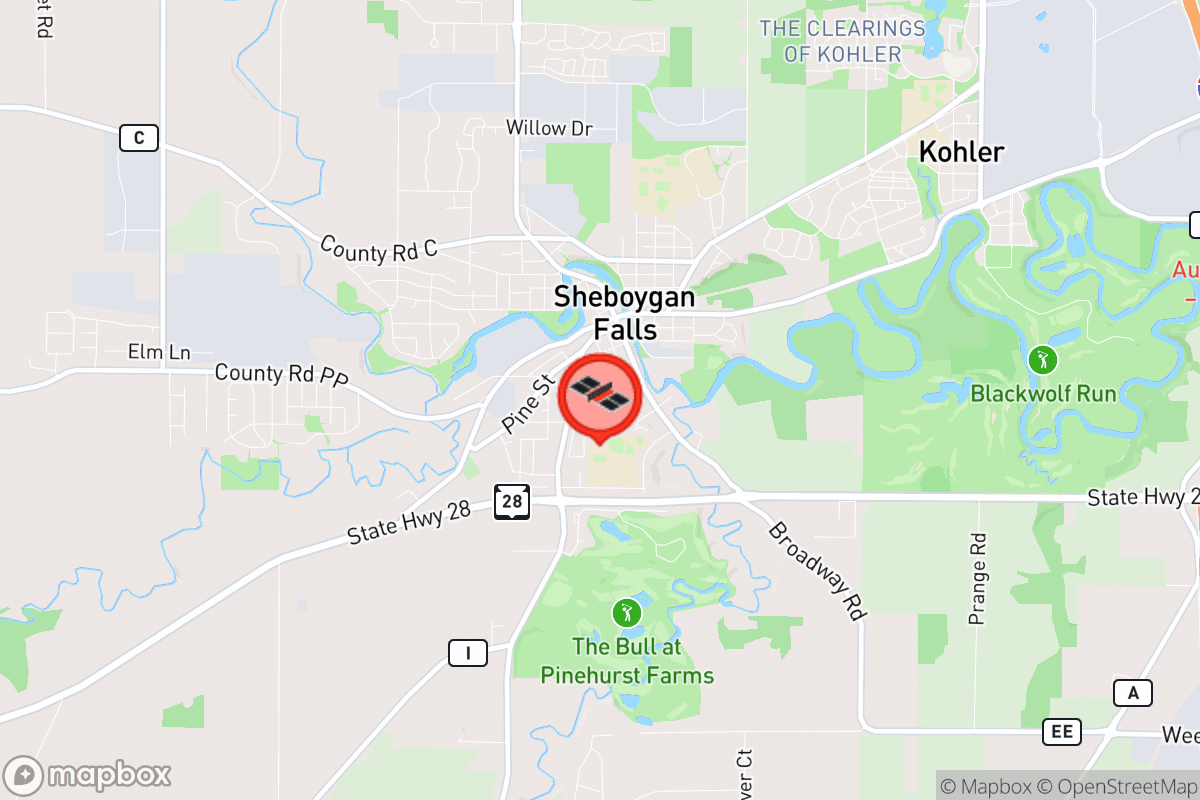 Static map screenshot of the place