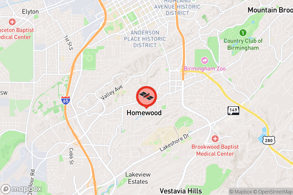 Static map screenshot of the place