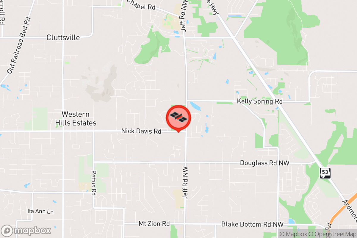 Static map screenshot of the place