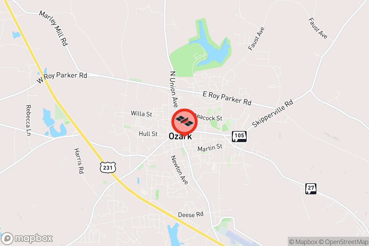 Static map screenshot of the place