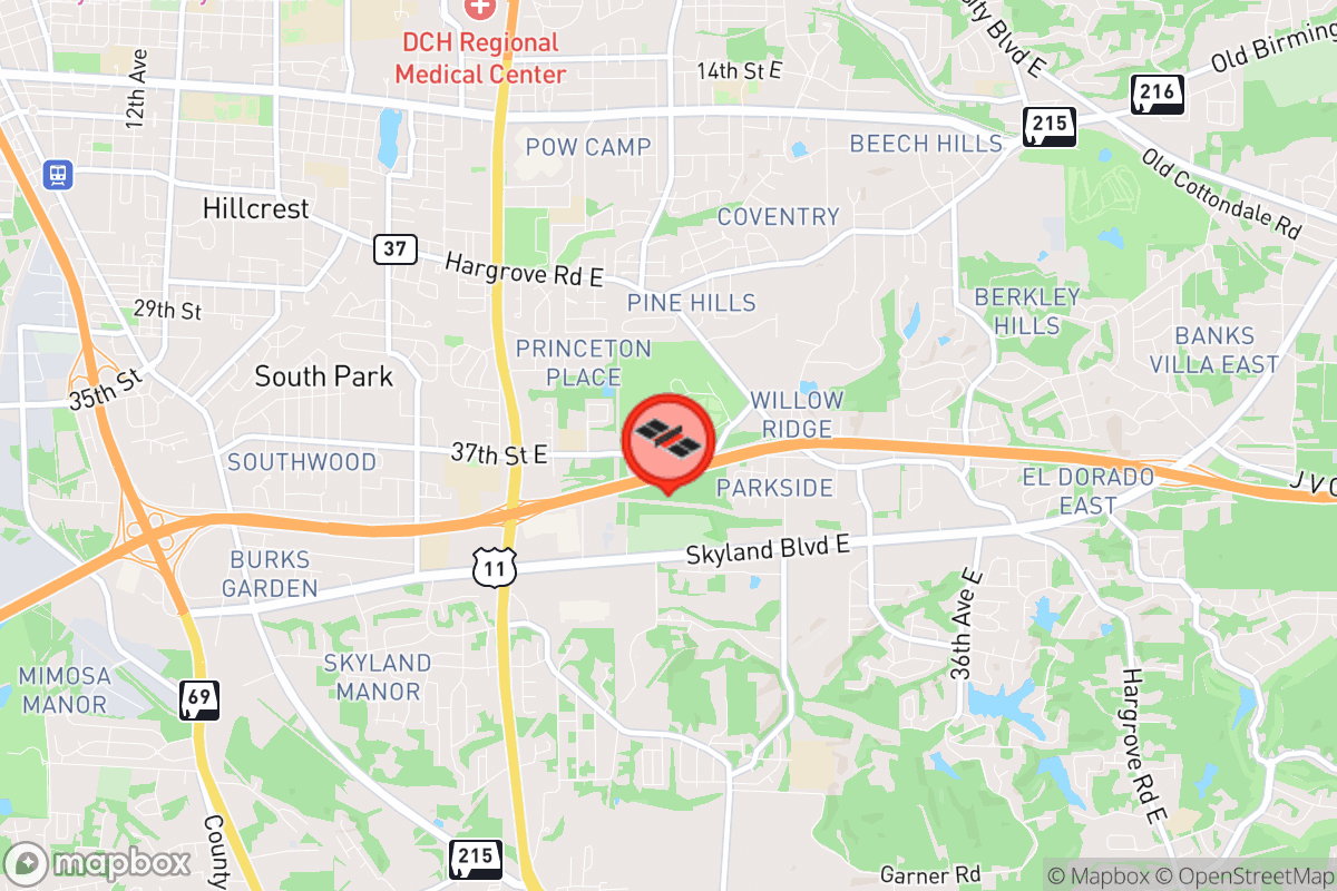 Static map screenshot of the place