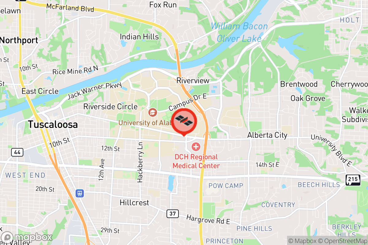 Static map screenshot of the place