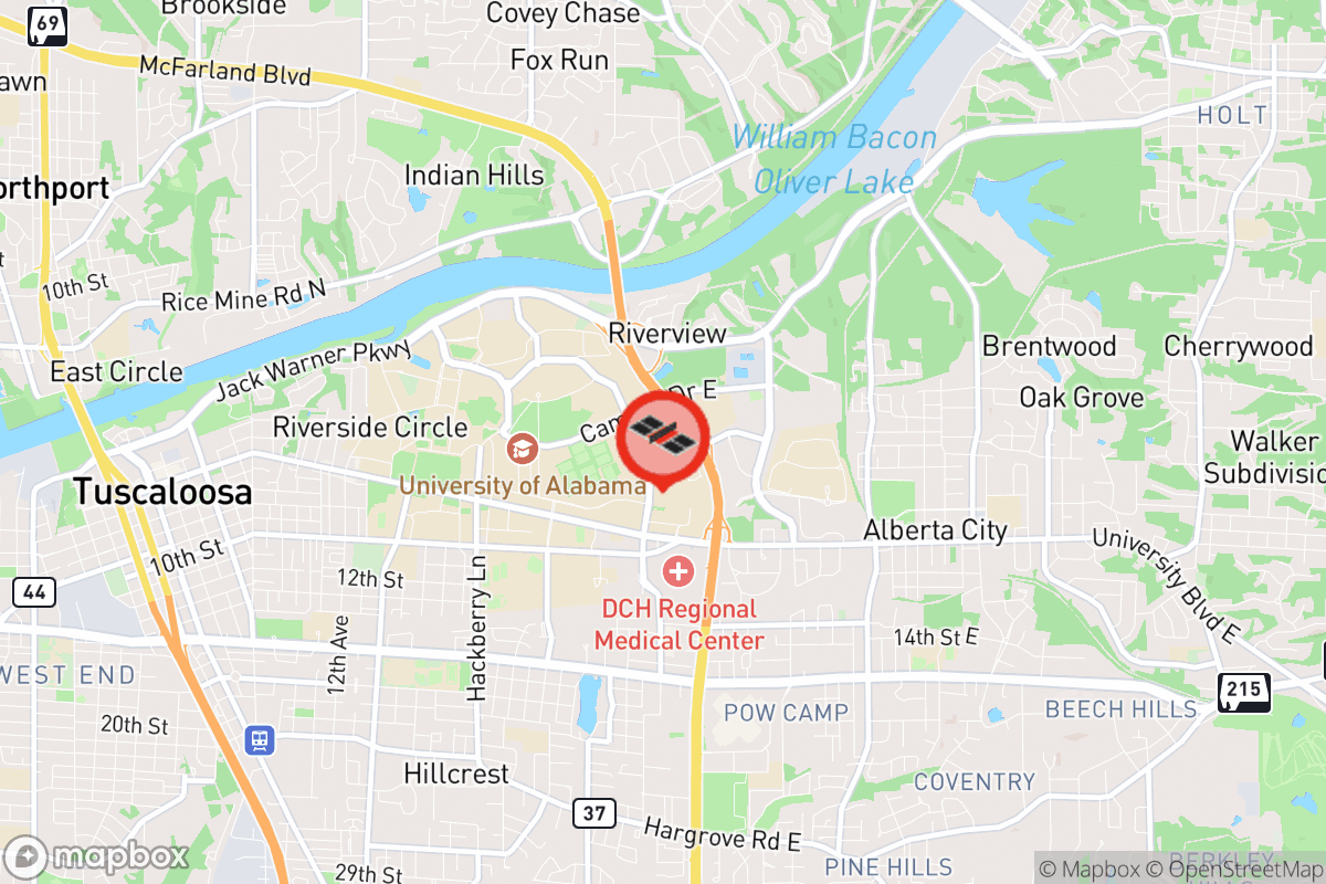 Static map screenshot of the place