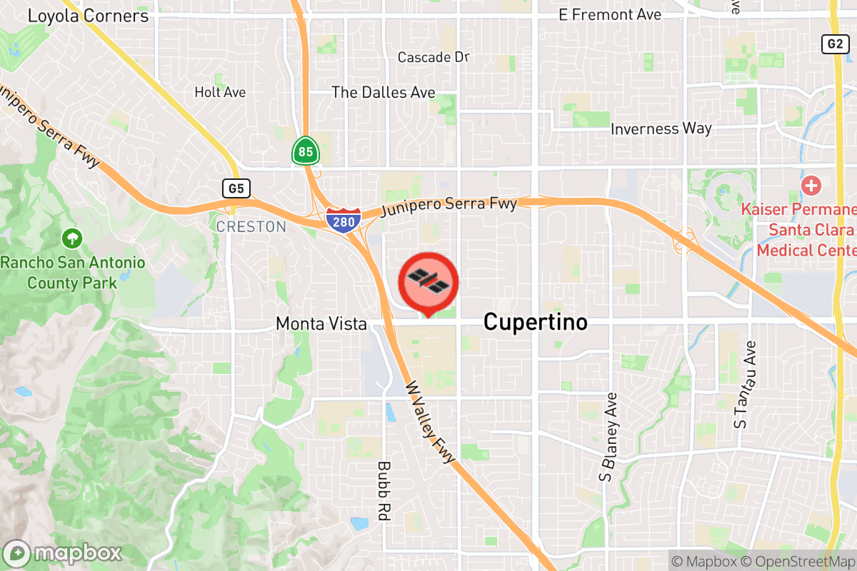 Static map screenshot of the place