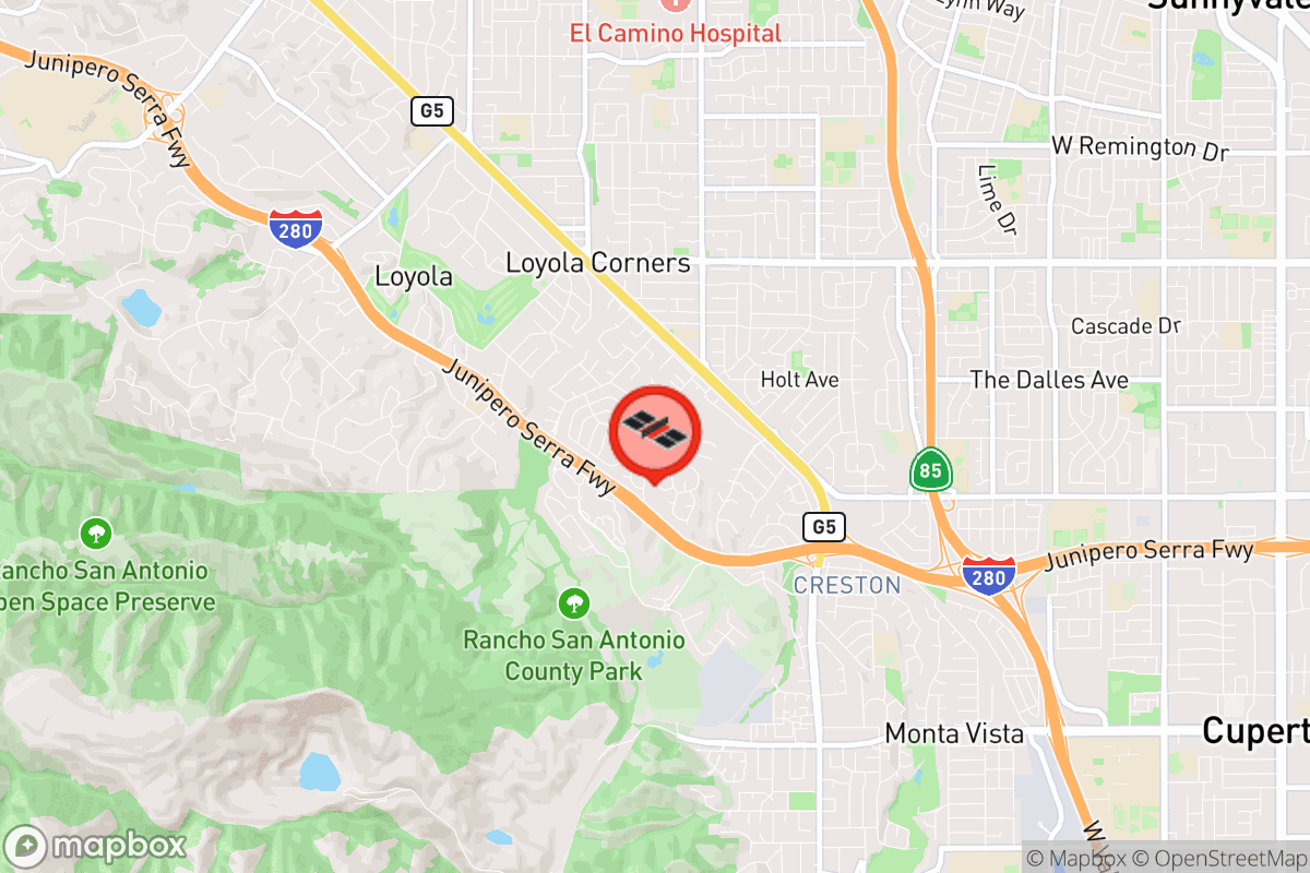 Static map screenshot of the place