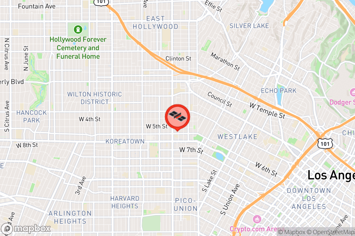 Static map screenshot of the place