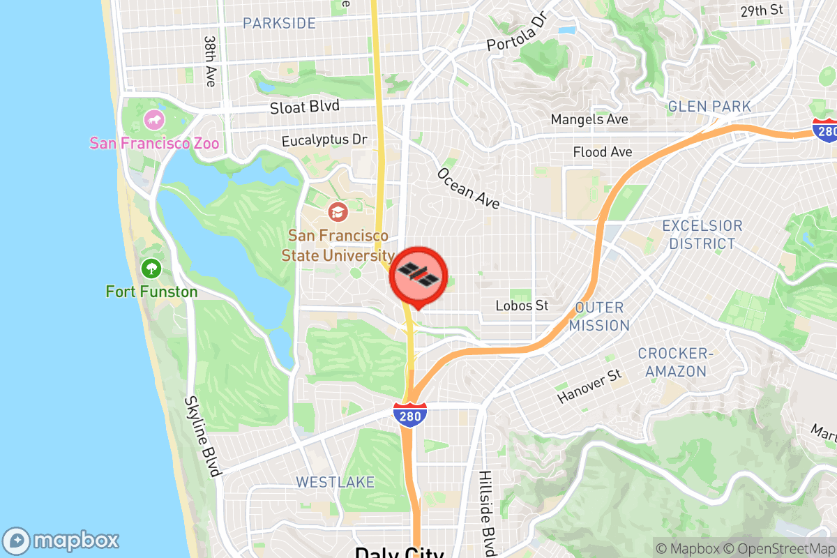 Static map screenshot of the place