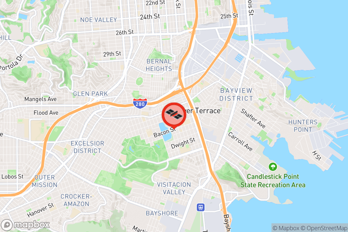 Static map screenshot of the place